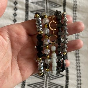 Erimish Black Bracelet Set
